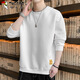 Woodpecker (TUCANO) sweatshirt men's spring and autumn loose round neck long-sleeved t-shirt men's casual bottoming shirt jacket white XL