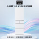 Panasonic Small Sorbet 410L French-style multi-door refrigerator small apartment ultra-thin embedded air-cooled frost-free automatic ice making first-class energy efficiency NR-JE41PXA-W 20% national subsidy