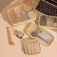 Xincong Mesh Transparent Cosmetic Bag Women's Portable 2026 New Travel Lipstick Makeup Brush Storage Bag Mini Small Small 1 Pack