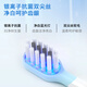 Oaks Blue Light Sweeping Electric Toothbrush S02 White + 2 Brush Heads Long Battery Life Soft Bristles Comfortable Whitening Deep Cleaning Gum Protection Adult Christmas Gift