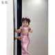 Ayub Mermaid Clothes Baby Creative Tail Children Funny Photo Siamese Funny Cute Full Moon Photo Shooting Props Pink Mermaid Clothes 175 L (18-23Jin Jin is equal to 0.5kg)