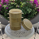 Yusenyi all-bamboo green leather glue-free handmade small steamed bun rack deepens and heightens the bamboo steamer tableware basket household steamer bamboo steamer outer diameter 45 cm 1 cage 1 cover (steaming cloth included)