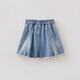 MARC&JANIE Mark Jenny blue denim girls' version A denim skirt children's skirt skirt spring new style 560176 light denim - ready stock 110 cm (recommended height 101-110cm)
