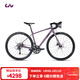 Liv丽以芙Avail AR 4-GC碳纤维前叉碟刹16速舒适女士弯把公路自行车 紫灰色 700C×410MM XS 建议152-163cm