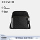 COACH brand direct supply men's HOUSTON crossbody bag shoulder camera bag black CZ398 New Year gift