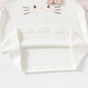 Fanlie girls long-sleeved T-shirt spring 2026 new style children's casual bottoming shirt baby girl top spring and autumn white with pink 80 cm