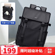 POLO backpack men's travel backpack men's 15.6/16-inch computer bag business trip flip bag lightweight school bag