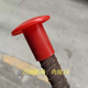 Rebar protective cap Rebar mushroom head protective sleeve Threaded steel bar 16 anti-rust and anti-collision plug plastic manufacturer direct sale Orange 10-25 steel bar with 100 mushrooms