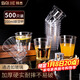Baiji disposable cup aviation cup drinking cup beer liquor cup hard plastic tea cup octagonal cup 200ML*500 only