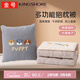 Gold pillow and quilt dual-purpose office pillow and blanket 2-in-1 car pillow and quilt sofa cushion gray