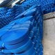 20kg bolt net sleeve Jiangsu, Zhejiang, Shanghai and Anhui plastic thread protective sleeve metal shaft screw parts packaging blue flat 10mm diameter 8-20mm