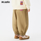 M.Latin Maratin children's pants 26 spring new style girls three-dimensional silhouette bloomers casual pants denim trousers khaki 100