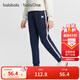 Balabala children's clothing girls' fleece pants 2025 autumn and winter new children's casual sports pants trousers warm leggings