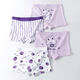 Modal children's underwear, girls' boxer briefs, pure cotton antibacterial shorts, boxer briefs, little girl's underwear, breathable and does not pinch the buttocks 6003 4 pack 130 XL size Recommended weight 35-45Jin Jin equals 0.5kg The card size is larger