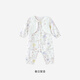 YEEHOO shopping mall same style YEEHOO baby clothes long-sleeved baby girl large floral fake vest fake two-piece going out clothes