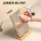 Mirror makeup mirror home desktop desktop makeup mirror wooden texture makeup table large mirror dormitory foldable spot quick-release vertical folding storage model high-definition mirror