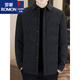 罗蒙（ROMON）鹅绒2025冬季新款男士轻薄羽绒服商务休闲爸爸装高端外套 5858藏青色【鹅绒羽绒服】 M 体重90-115斤