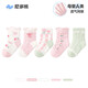 Nido Bear Children's Socks Girls Winter Cotton Socks Baby Socks Loose Baby Socks Boneless Socks Girls Socks Spring and Autumn S5169 Summer Large Mesh 5 Pairs 3-5 Years Old (Suitable for Feet Length 14-16cm)