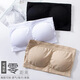 Jingxiaoer tube top underwear women's anti-exposure breast-wrapped dress with lace inner summer thin style with breast pad white mysterious black + pure white one size fits all (80-140Jin Jin is equal to 0.5 kg)