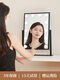 Desktop makeup mirror with light LED high-definition makeup mirror smart touch special makeup artist mirror beauty mirror white mirror 25*30CM plug-in model