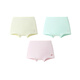 Anair girls' three-piece boxer briefs 2026 spring new cotton boxer briefs, skin-friendly, comfortable and antibacterial, combination 02 (sprouting yellow + gummy green + porcelain light powder) 110