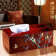Jinbei Legend wooden mother-of-pearl tissue box remote control storage multi-function tissue box A-003 Bamboo Rhyme Quiet Tissue Box