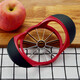 Pupan extra large apple cutting tool apple slicer fruit divider multifunctional stainless steel corer knife red 8-piece apple slicer inner diameter 9.5CM