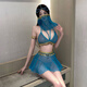 Langsha sexy exotic princess retro style national style passionate dancer temptation bra uniform suit