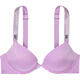Victoria's Secret VERYSEXY letters push-up V-shaped underwired bra for women, purple XS 32B