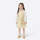 Xiaoyinman children's clothing girls doll collar dress Xiaoxiangfeng 26 spring sweet and cute mesh skirt for children yellow 110