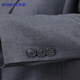 Luo Meng Suit Women's Professional Dress Single Suit Business Interview Work Commuting Suit Jacket Gray