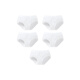 Annael 5 pairs of girls' pure cotton disposable briefs 2026 summer new EO sterilization and no-wash combination 01 (off-white + off-white + off-white + off-white + off-white) 120