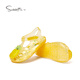 Snuffy Girls Sandals Beach Summer Children Play Water Soft Sole Non-Slip Princess Girls Beach Baby Jelly Shoes Pineapple Smoothie Yellow 24 Feet Length 15cm