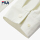 FILA Children's Clothing Shirt 2025 Autumn New Men's Breathable Dry Sports Long-Sleeved Top Milk Cover White-IV 140