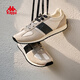 Kappa Kappa Dream Sports Shoes Women's 2026 Spring New Soft Sole Retro Casual Shoes Fashionable and Versatile Running Shoes Cheese White/Black 35