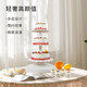 Aoyanlai cake stand multi-layer birthday wedding gift dessert display stand thickened 3680-layer birthday cake display stand white three-layer placement (6-8-10 inches)_spacing 18cm