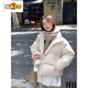 Chujing Down Jacket Women's Short Style White Duck Down Small Lightweight Bread Jacket Thickened Winter Black New National Standard 95 White Duck Down M