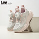 LEE KIDS children's sports shoes men's and women's running shoes 26 spring new running shoes non-slip wear-resistant casual shoes pink 34 inner length 22.5cm suitable for feet 21.5-22.0cm