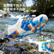 Carter Rabbit Children's Shoes Outdoor Children's Sports Shoes 2026 Spring New Anti-slip Wear-Resistant Breathable Hiking Shoes White Blue Orange 27 Inner Length About 17.5cm Foot Length About 16.1-16.7