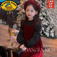 G.duck Girls' Hepburn Style Vest Dress Suit Autumn and Winter 2025 New Children's Girls Christmas Princess Dress Burgundy Suit Plus Velvet Version 120 cm