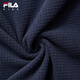 FILA Children's Clothing Cotton Clothes 2026 Spring New Men's and Large Children's Outdoor Hooded Woven Two-piece Set RD Royal Blue-NV 140