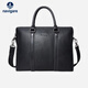 Navigare Italian small sailing business men's handbag leather computer briefcase commuting large capacity New Year gift