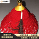 Jiaojing Qing Dynasty official hat, Brother Baylor hat, first-class minister prince, shawl with flower feathers on top, Qing Dynasty grand, Qing Dynasty minister beam hat yellow, quality optimization effect, one size fits all