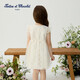 TARTINE ET CHOCOLAT French Chocolate Children's Clothing 26 Spring New Girls Mesh Vest Dress Ivory White One Size 110/4A