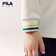 FILA children's clothing long-sleeved 2026 spring new boys' POLO shirt cloud white-WT 105
