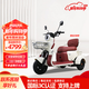 Yadi official 2025 new K7 electric tricycle for home small ladies to pick up children and the elderly mobility battery car K7 Chile red + 20A graphene lead-acid package installation