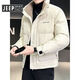 JEEP SPIRIT Jeep Down Jacket Men's Winter Thickened 2025 New Trendy White Duck Down Short Style Winter Jacket Off-White XL 130-145Jin Jin is equal to 0.5 kg