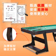 Holladi billiard table table tennis table two-in-one small foldable children's billiard table for boys' birthday and New Year's gift 160cm black leather model - wheeled single function foldable