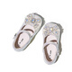 Red Dragonfly Girls' Shoes 2026 Spring Children's Shoes Princess Elsa Shoes Small Leather Shoes Q61BD025 Beige 31