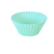 Shantou Lincun Steamer Rice Cake Steaming Mold Steamed Cake Cup Baked Food Grade Silicone Children's Food Supplement Bowl Cake Heart Shaped Muffin Cup 20 Pack Random Color